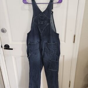 Duluth Trading Co Blue Denim Jumpsuit